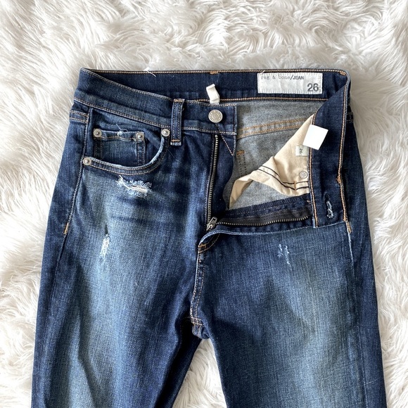 rag & bone Justine High-Rise Skinny Jeans, Mateos - Picture 9 of 13